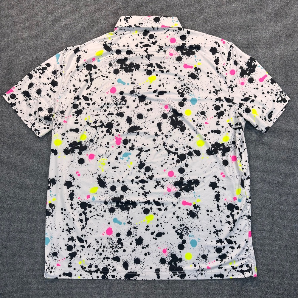 [Lot of 2]Sunday Swagger Polo Golf Shirt Men's 2XL Abstract Print Performance - Picture 5 of 11